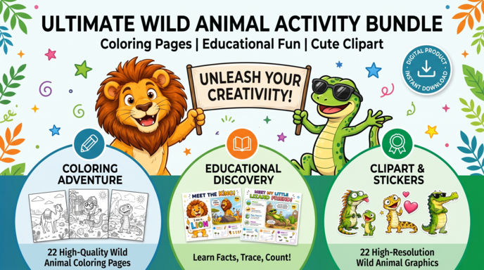 Ultimate Wild Animal Activity Bundle